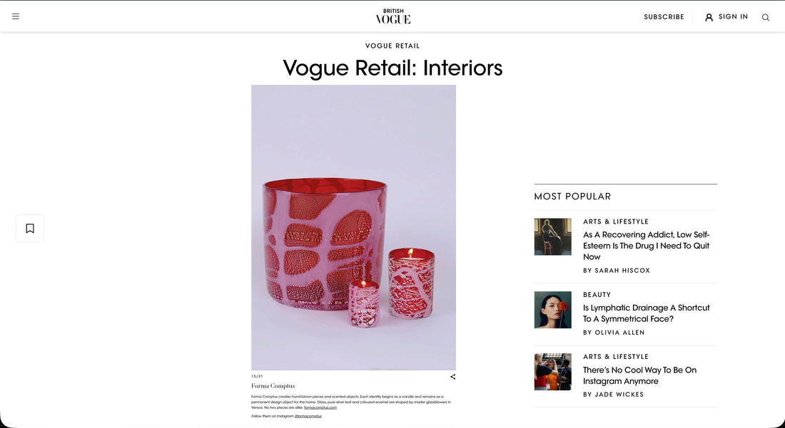 Forma Comptus for Vogue Retail: Interiors. June 2026