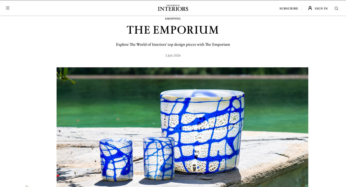 Forma Comptus for The World of Interiors: The Emporium. July 2026