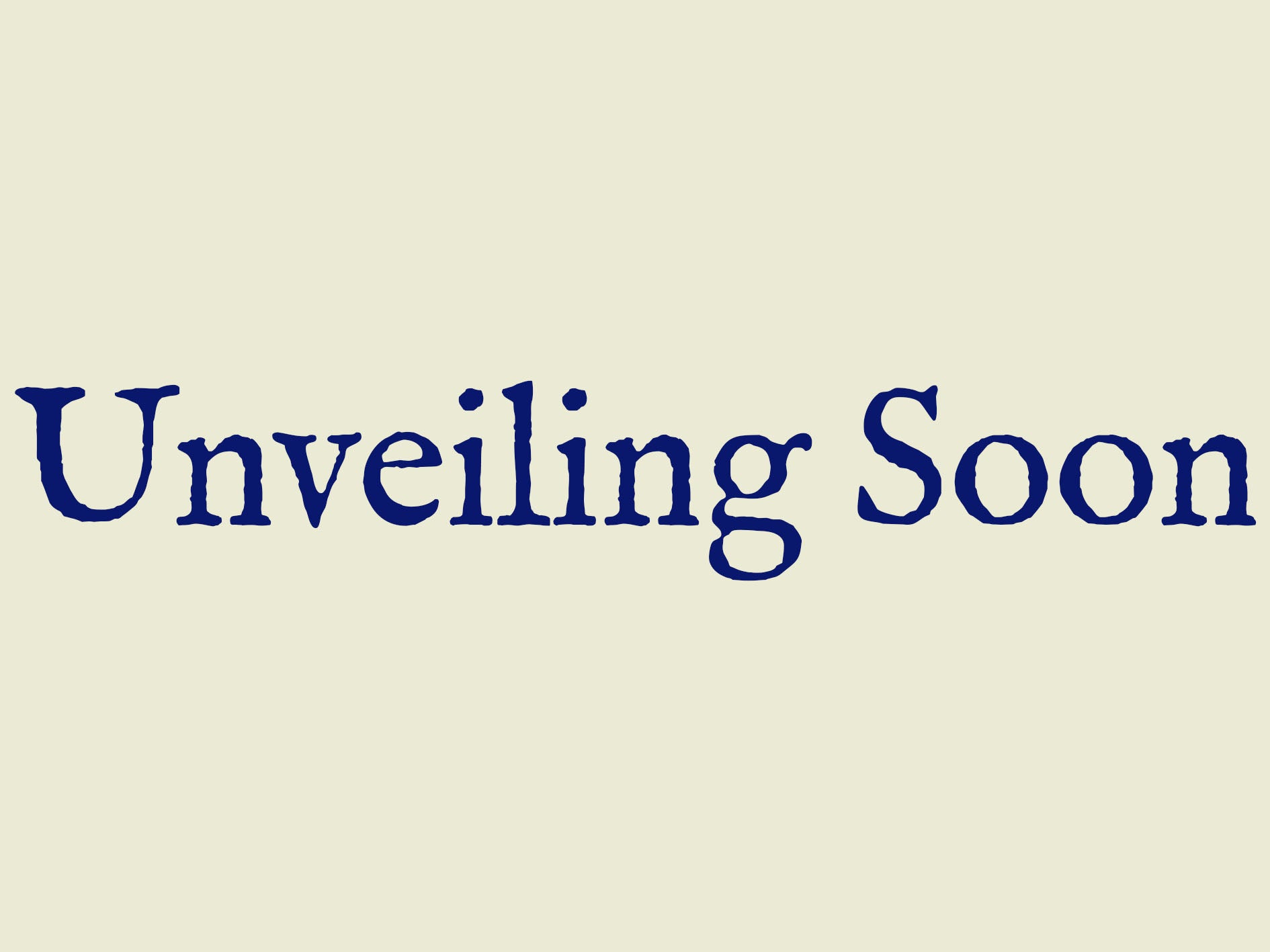 Unveiling Soon Banner